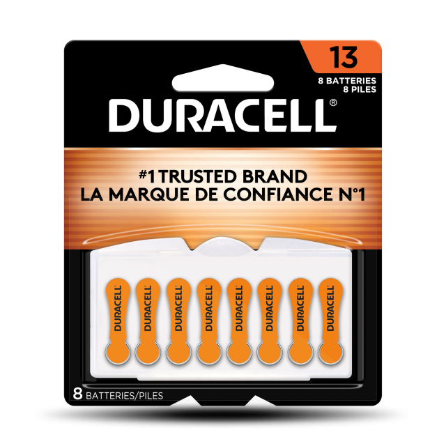 DURACELL DA13B8ZM09 Hearing Aid Batteries - 13 Cell - 1.4V