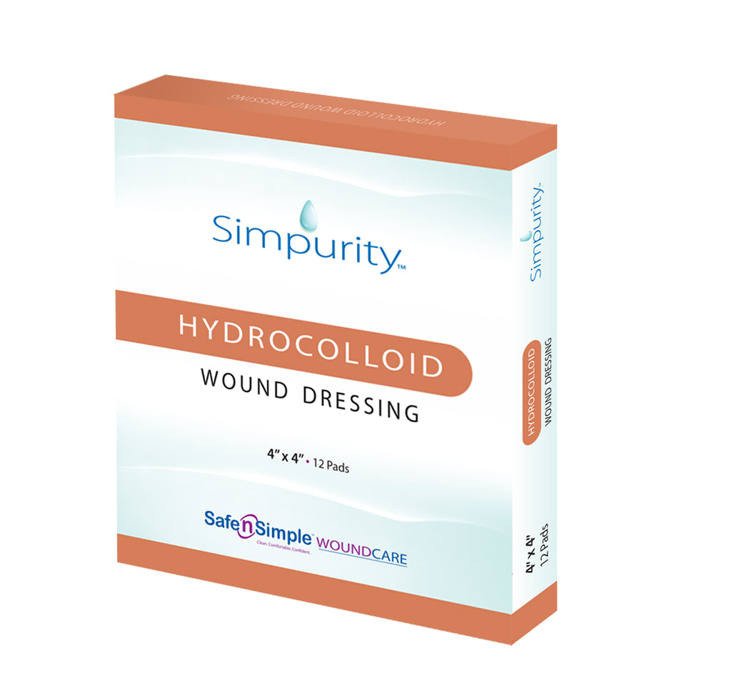 SAFE N SIMPLE SNS55404 Simpurity Hydrocolloid Wound Dressing