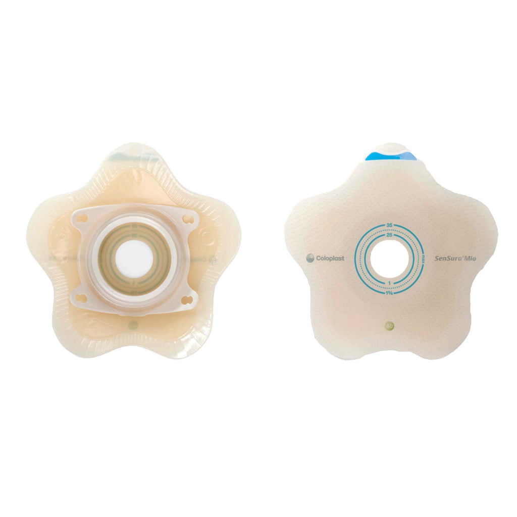 COLOPLAST 18511 SenSura® Mio Click Convex Flip 2-Piece Barrier Pre-Cut