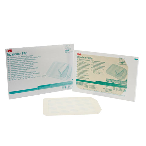 3M 1628 Tegaderm Transparent Film Dressing Rectangle Frame Style