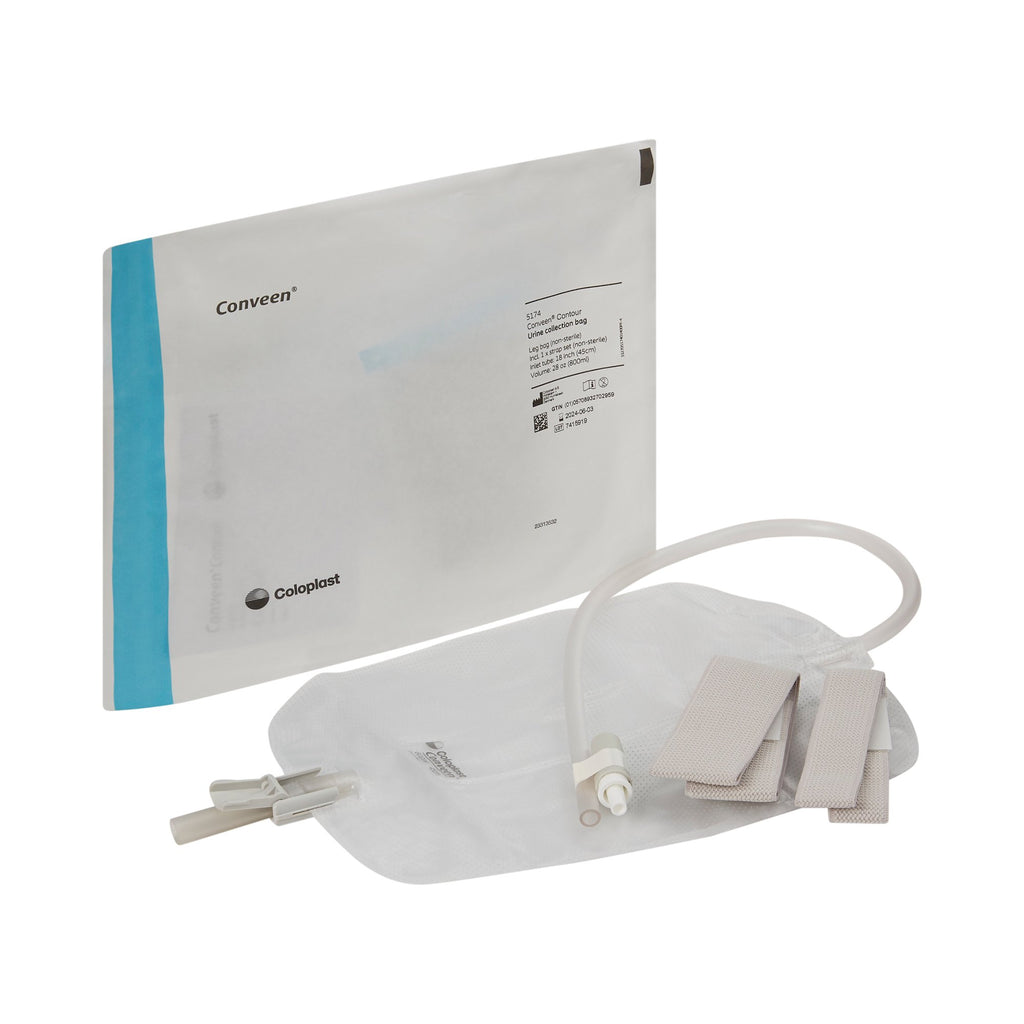Coloplast 5174 Conveen Security+ Contoured Leg Bag