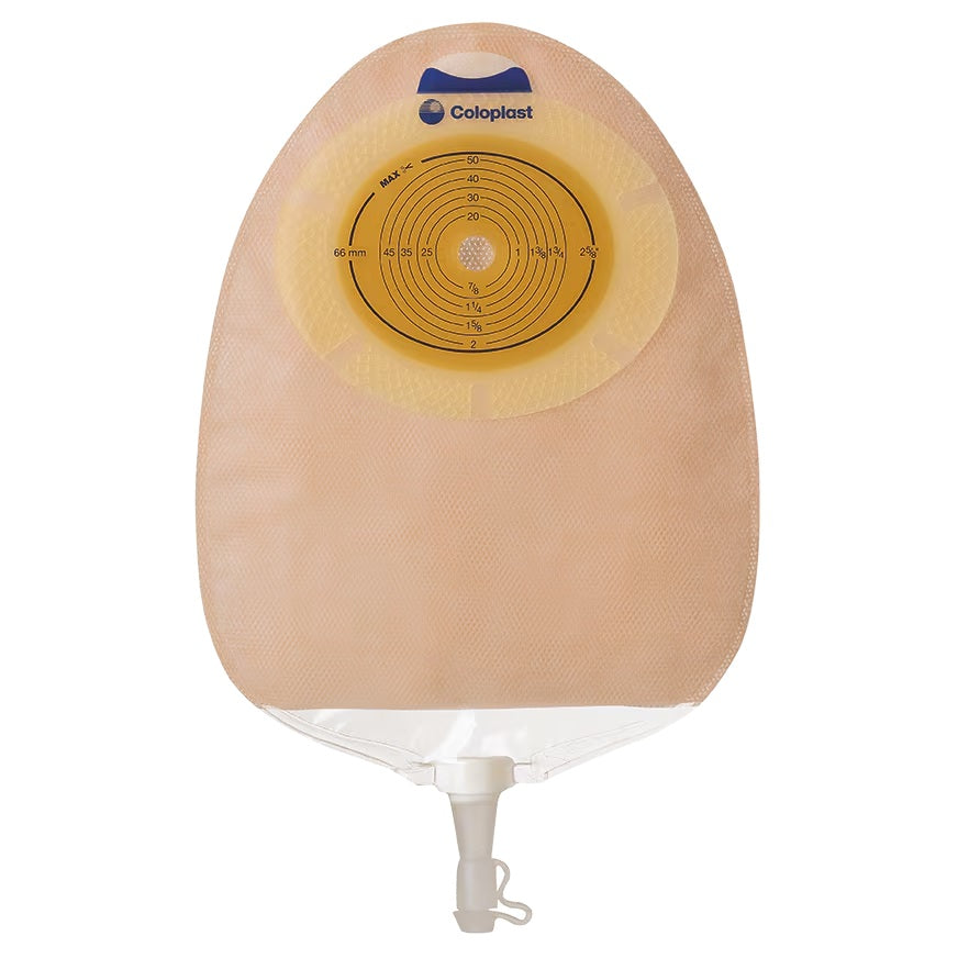 COLOPLAST 11819 SenSura 1-Piece Drainable, Extended Wear, Maxi, Cut-to-Fit, Convex Light, Opaque, no Filter, Soft Outlet