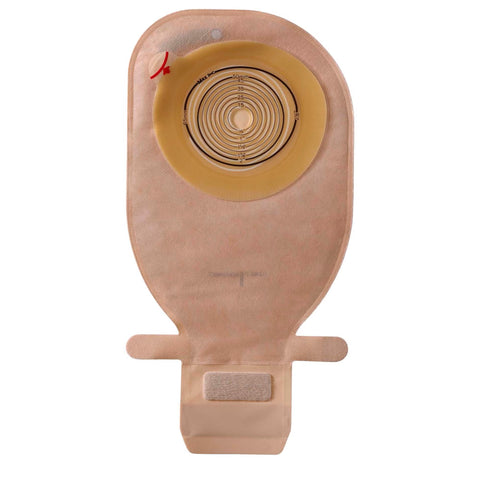 COLOPLAST 13840 Assura New Generation 1-piece drainable, Standard Wear, Midi, Cut-to-Fit, Flat, Opaque