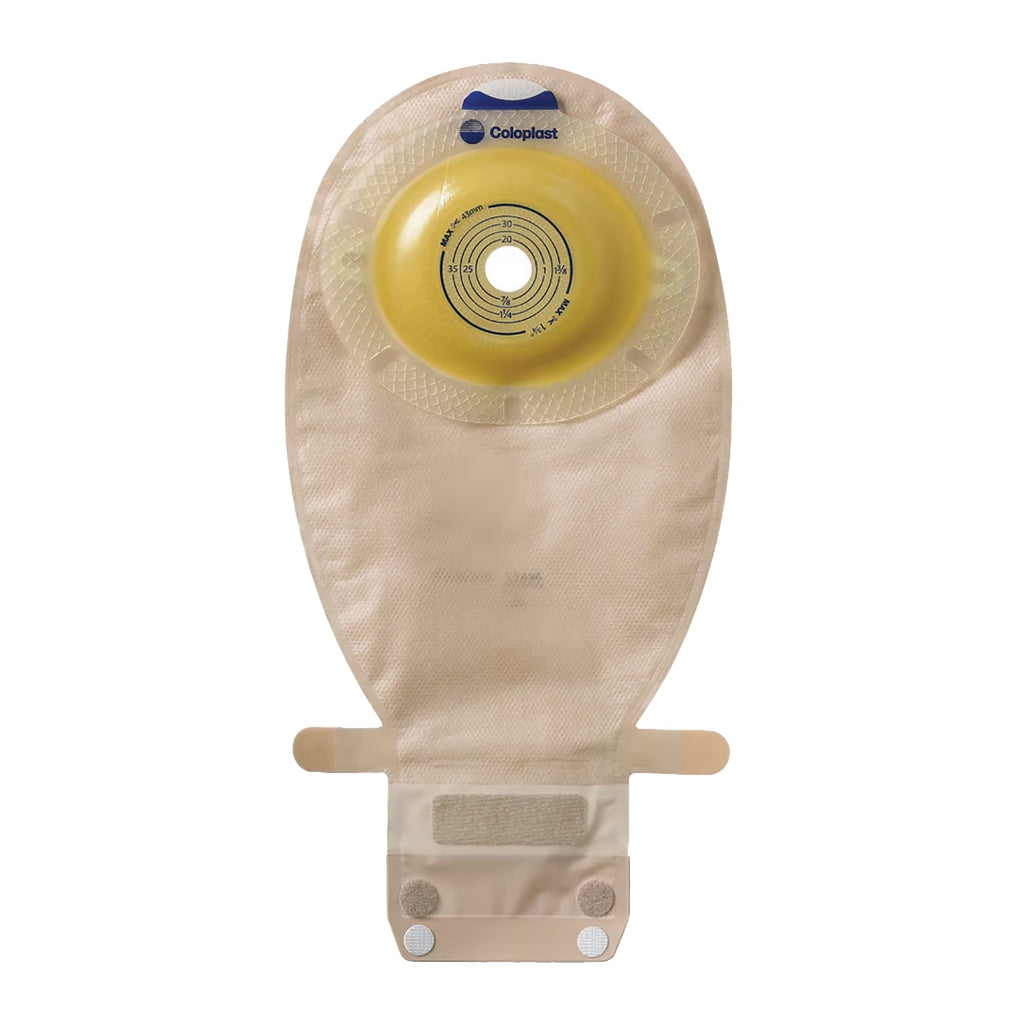 COLOPLAST 15606 SenSura 1-piece drainable, Standard Wear, Maxi, Cut-to-Fit, Convex Light, Transparent, EasiClose WIDE