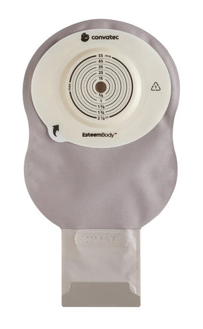 ConvaTec 423660 Esteem Body Soft Convex One-Piece Drainable Pouch Extended Wear - Durahesive