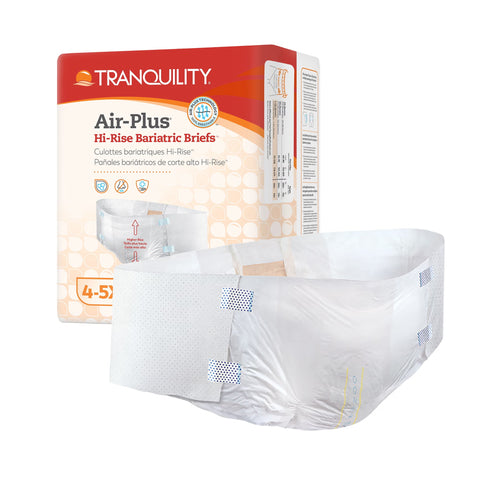PBE 2195 Tranquility AIR-Plus Bariatric Disposable Brief 70" to 106" 4XL (CS)