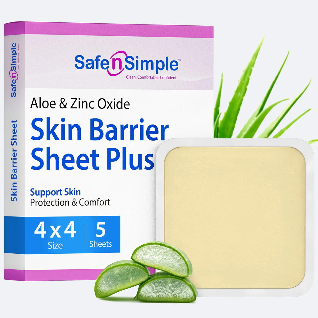 Safe N Simple SNS21615 Skin Barrier Sheet Plus Aloe and Zinc Oxide