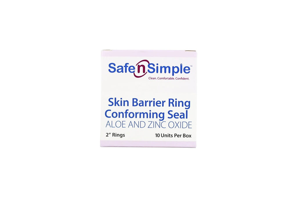 Safe N Simple SNS68112 2" Skin Barrier Ring Conforming Seal Aloe and Zinc Oxide