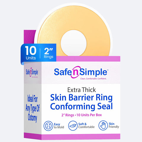 Safe N Simple SNS684D2 2" Extra Thick Skin Barrier Ring Conforming Seal