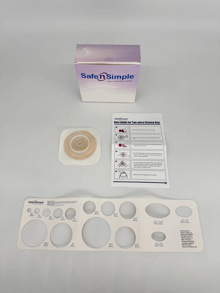 Safe N Simple SNS7204134 Standard Wear Flat with Tape Collar 1-3/4" Flange Cut-to-Fit