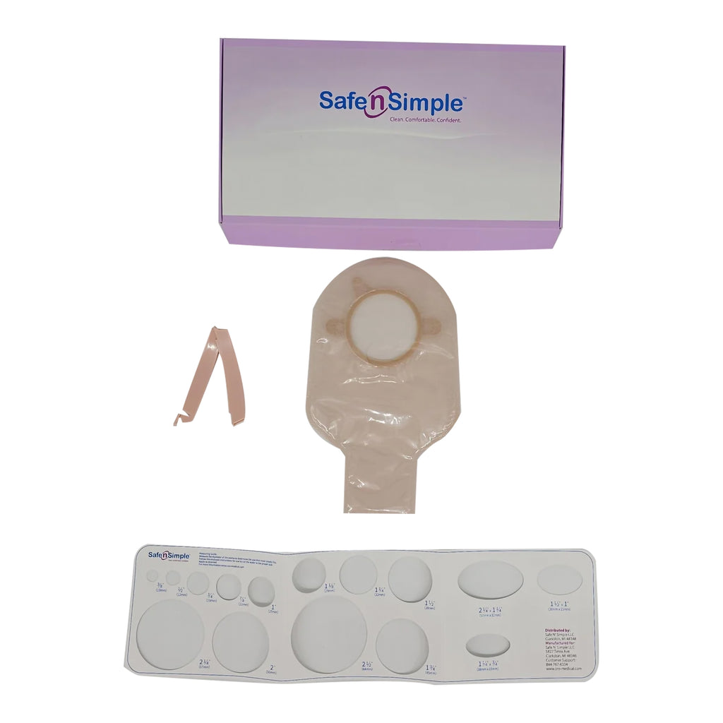 Safe N Simple SNS7209214 9" 2-Piece Pouch Drainable No Filter