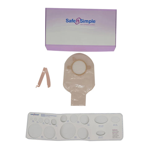 Safe N Simple SNS7209214 9" 2-Piece Pouch Drainable No Filter