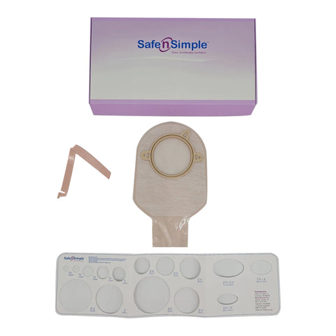 Safe N Simple SNS7209234 9" 2-Piece Pouch Drainable No Filter