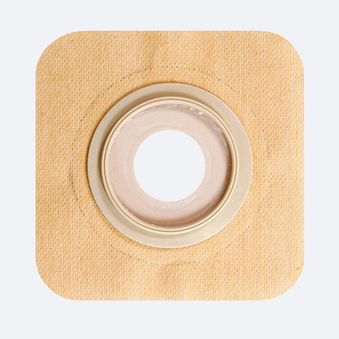 Safe N Simple SNS7329134NF 2-Piece Barrier Standard Wear with Tape Collar Opaque 2" Flange 1-1/8" Pre-Cut Stoma opening