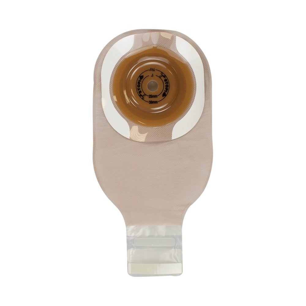 Hollister 8278 Premier 1-Piece Drainable Ostomy Pouch Convex Flextend Barrier Lock N Roll Microseal Closure Tape Filter