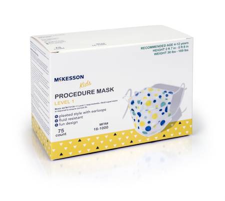 MCKESSON 16-1000 Kids Face Mask