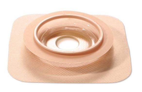 CONVATEC 421040 Durahesive Skin Barrier with Mold-to-Fit opening, hydrocolloid tape collar, accordion flange