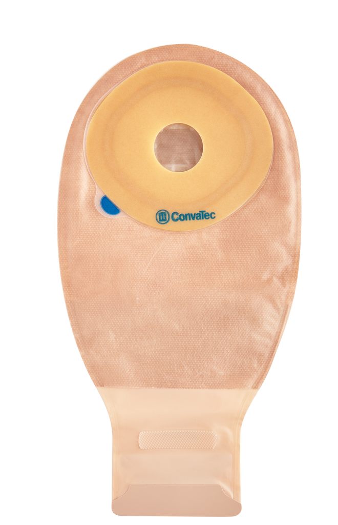 CONVATEC 421848 Esteem® + One-Piece Drainable with Modified Stomahesive® Cut-to-Fit Skin Barrier Clipped Tail Closure Filter 1-sided comfort panel and no tape collar