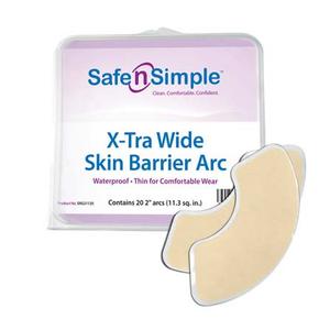 SAFE N SIMPLE SNS21120 X-Tra Wide Skin Barrier Arcs 2 inch