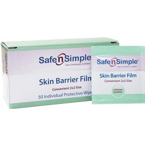 SAFE N SIMPLE SNS81850 Skin Barrier Film, 2x2
