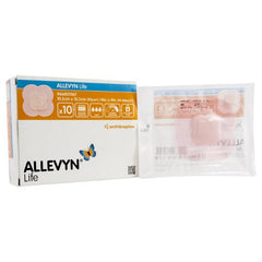 SMITH & NEPHEW 66801067 Silicone Foam Dressing Allevyn Life 4 X 4 Inch Quadrilobe Silicone Adhesive with Border Sterile