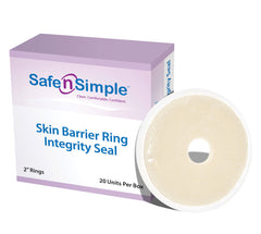 SAFE N SIMPLE SNS68002 Integrity Skin Barrier Seal, Individual Seals, 2 inch
