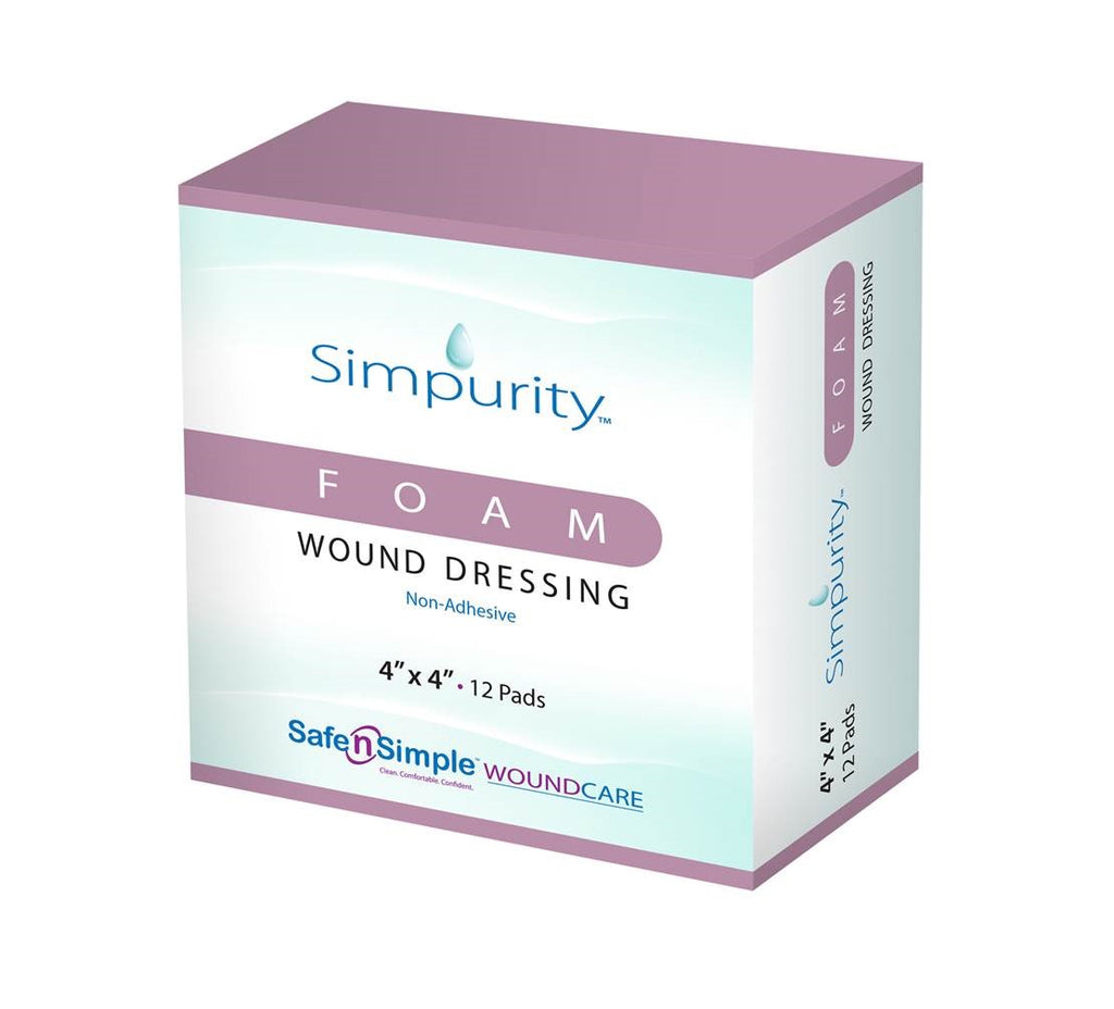 SAFE N SIMPLE SNS51W04 Simpurity Foam Wound Dressing