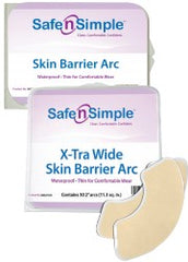 SAFE N SIMPLE SNS20630 Skin Barrier Arcs, Tray - Regular, 1" Width