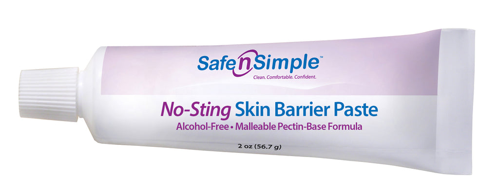 SAFE N SIMPLE SNS92802 No-Sting Skin Barrier Paste, 2 oz